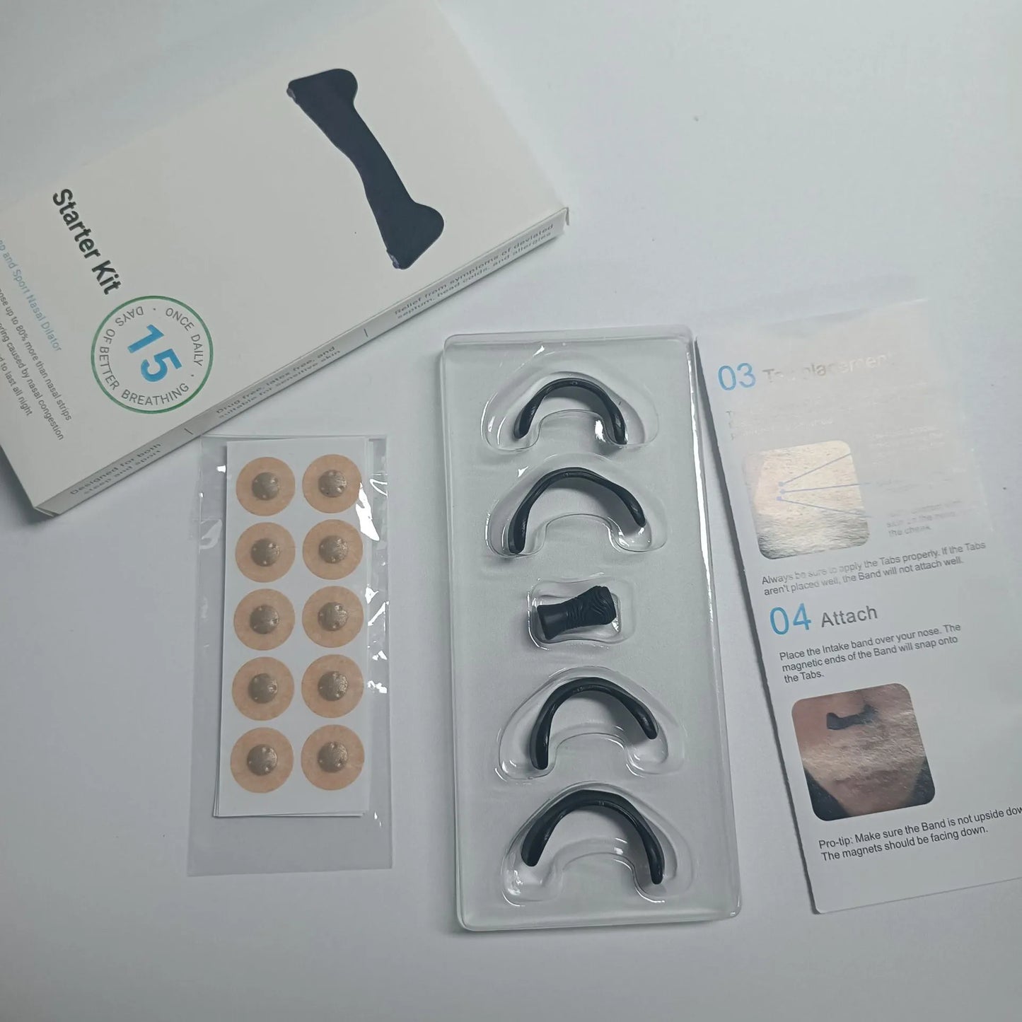 BreatheEase Magnetic Nasal strip